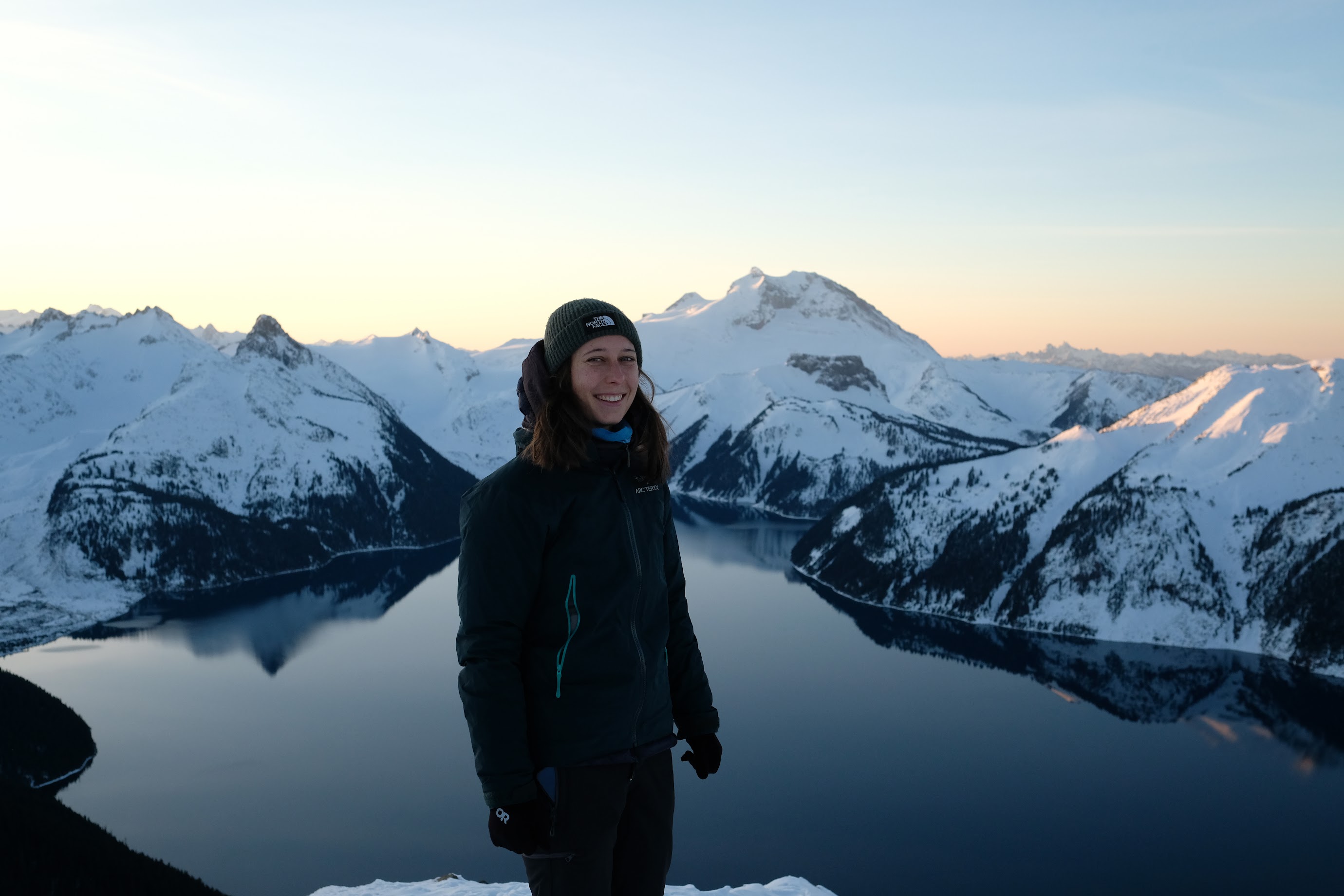 Sarah hiking at Garibaldi Lake